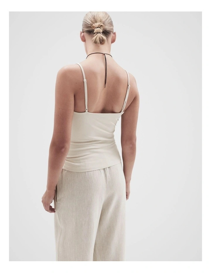 Essential Layering Cami in Beige image 2
