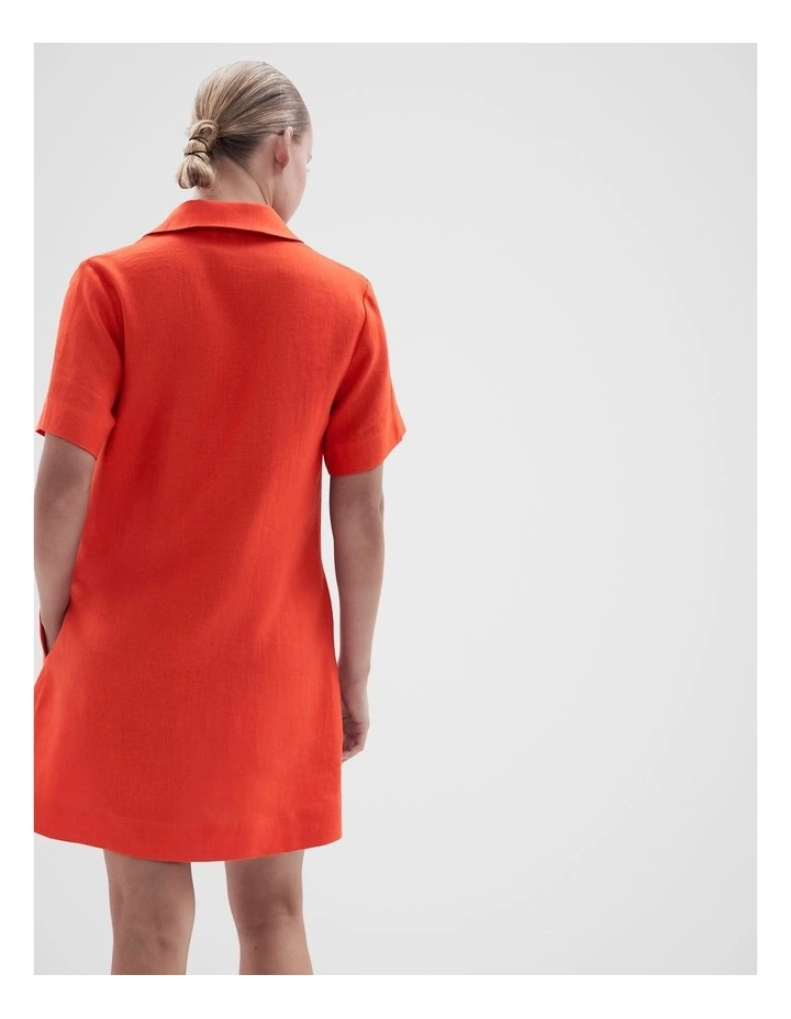 Collared Linen Dress image 2