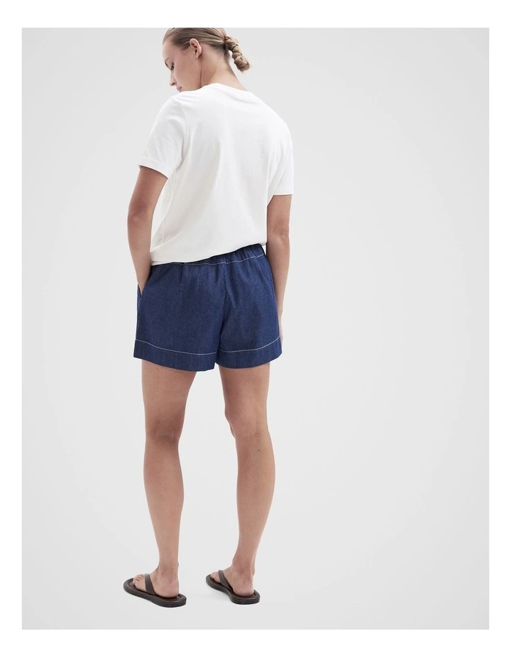 Paperbag Waist Denim Short image 2