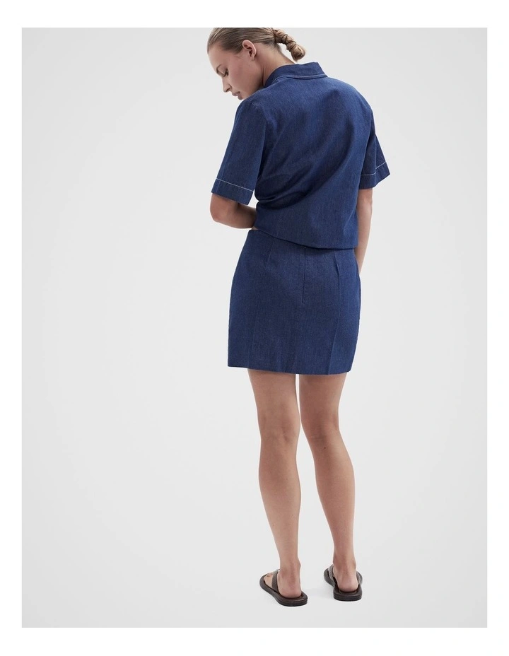 Denim Mini Skirt image 2