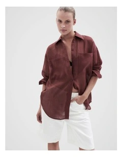 Ramie Oversized Shirt