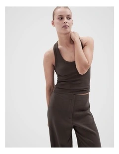 Aus Cotton Scoop Neck Tank