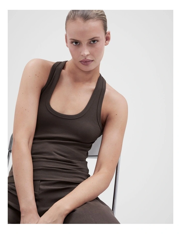 Aus Cotton Scoop Neck Tank image 3