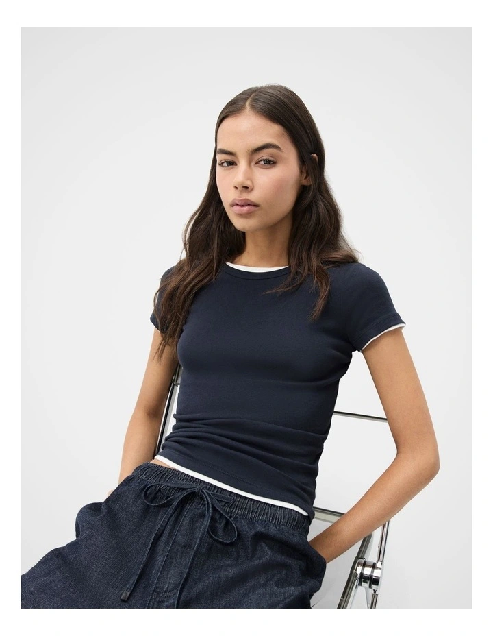 Fine Fitted Tee image 3