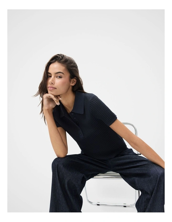 Sporty Knit Polo image 4