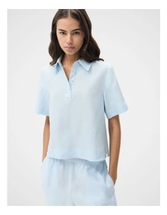 Collared Popover Shirt