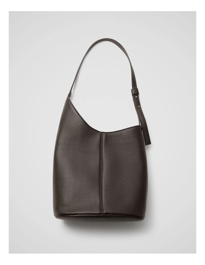 Tessa Bucket Tote in Brown image 2