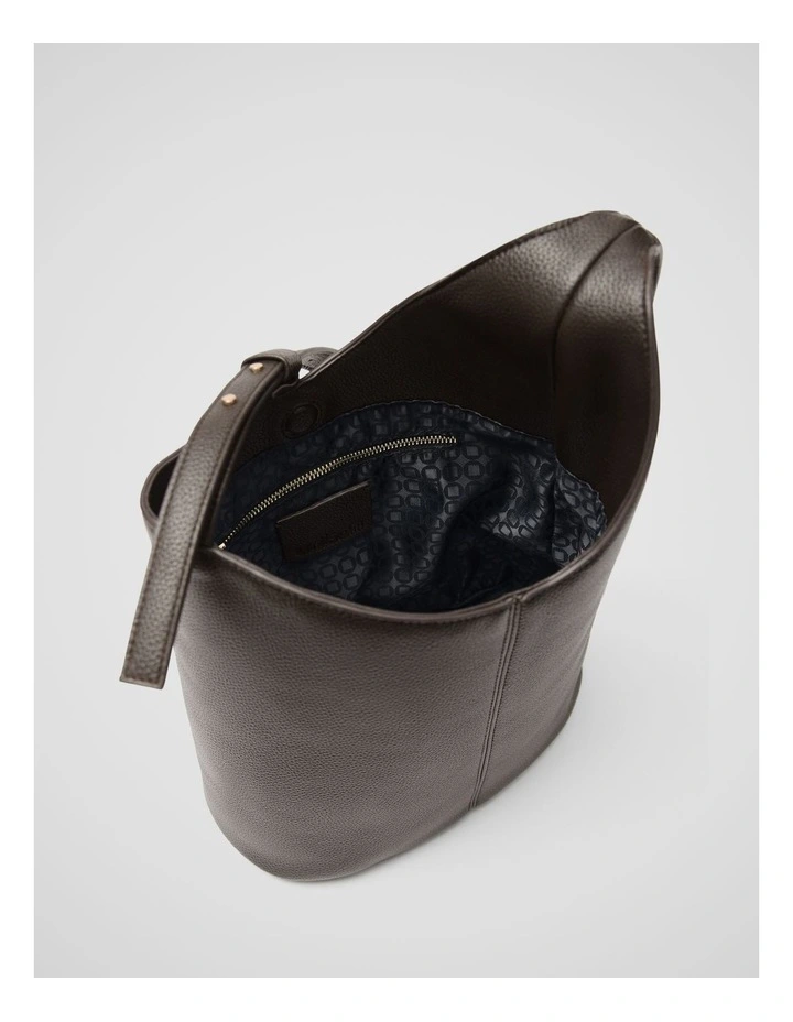 Tessa Bucket Tote in Brown image 3