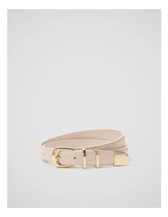 Esme Western Belt in Grey