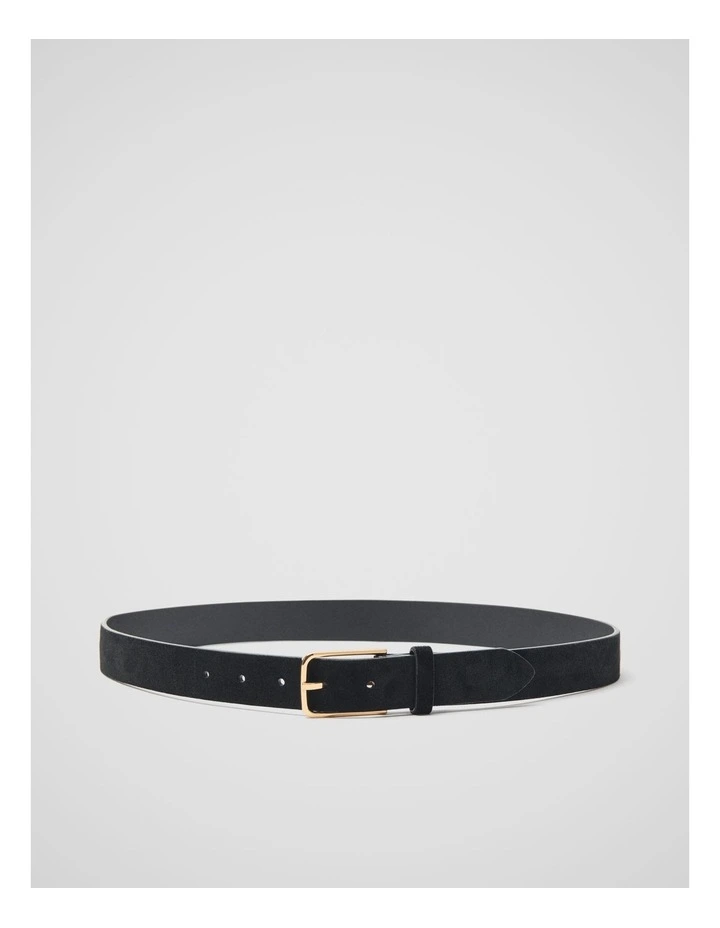 Leia Suede Belts in Black image 1