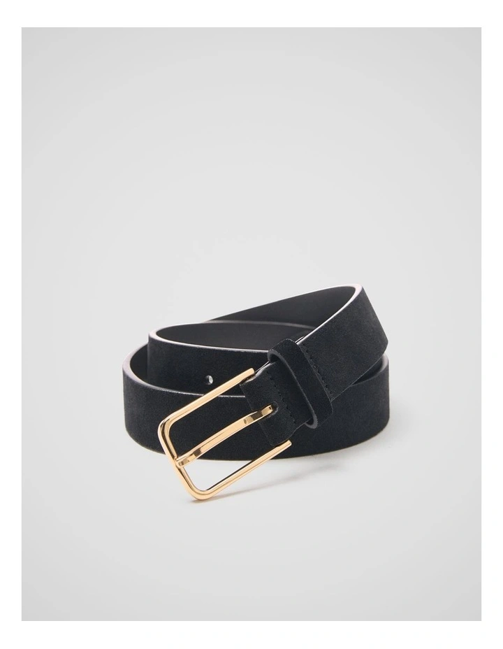 Leia Suede Belts in Black image 2