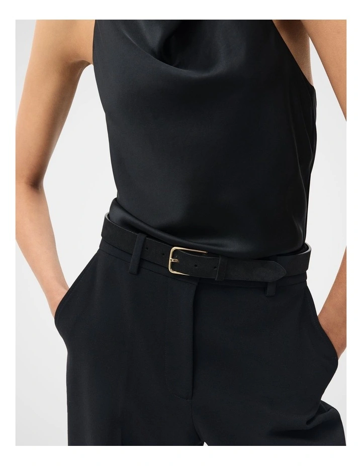 Leia Suede Belts in Black image 4