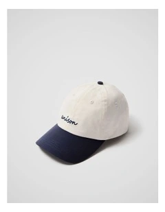 Retro Baseball Cap in Blue