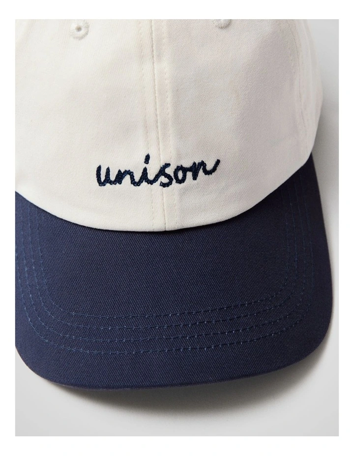 Retro Baseball Cap in Blue image 2
