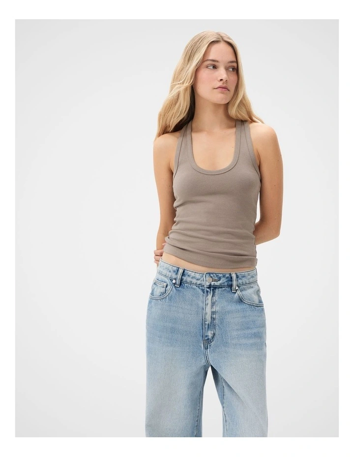 Aus Cotton Scoop Neck Tank image 1
