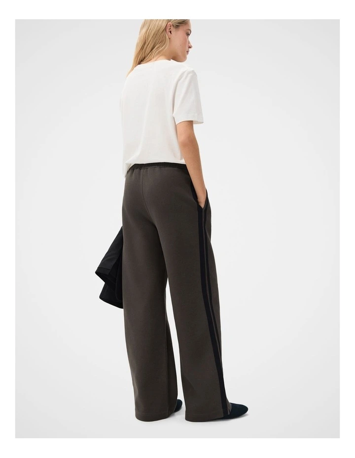 Sporty Pull On Pant in Brown image 2