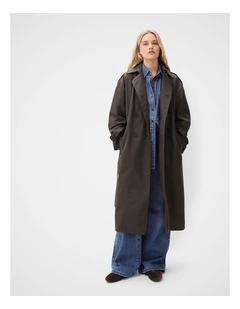 Essential Trench Coat in Brown