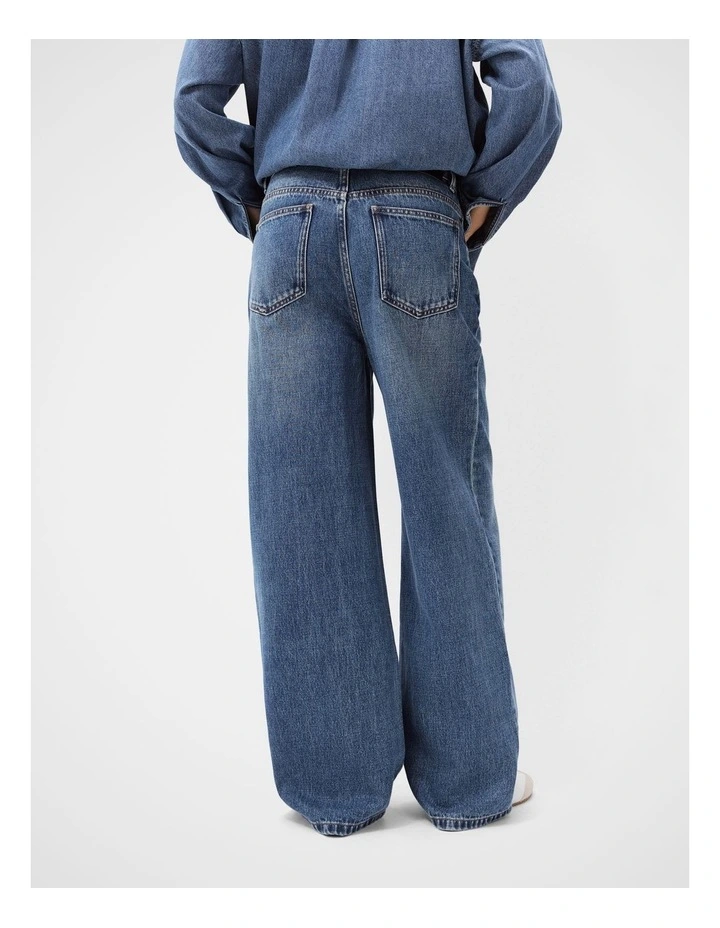 Wide Leg Jean in Blue image 2