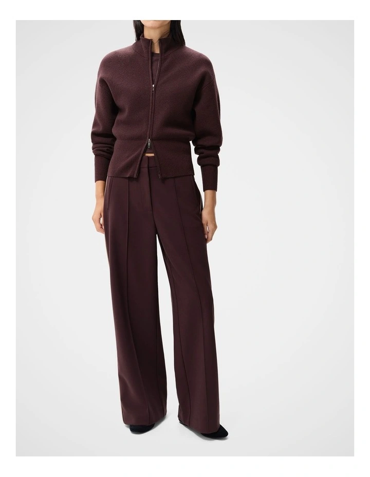 Sporty Tailored Pant in Purple image 4