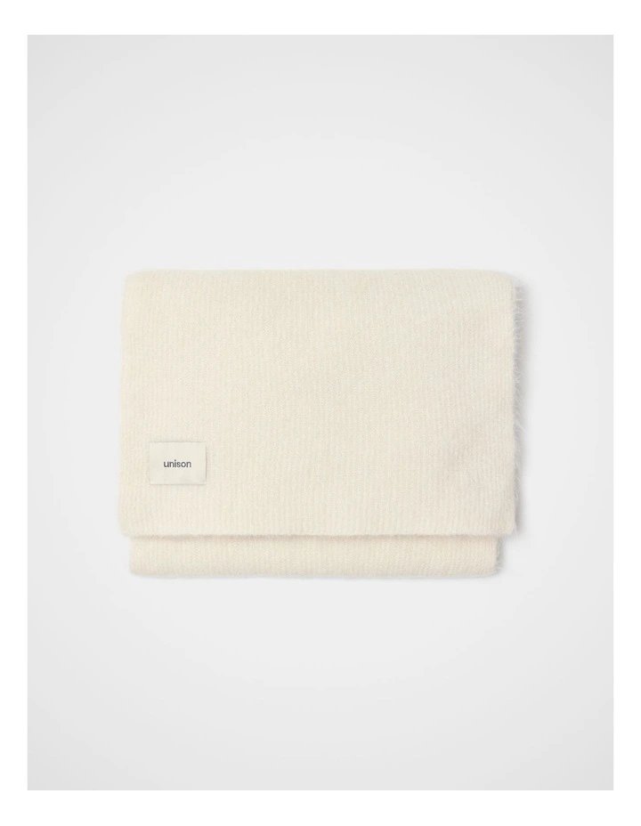 Lofty Luxe Scarf in White image 1