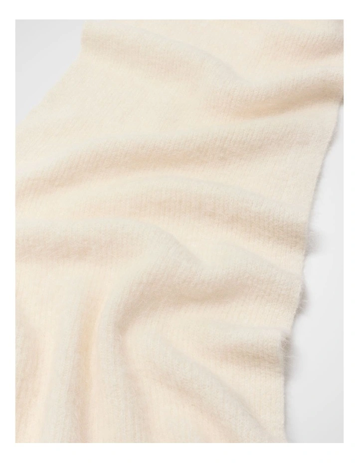 Lofty Luxe Scarf in White image 3
