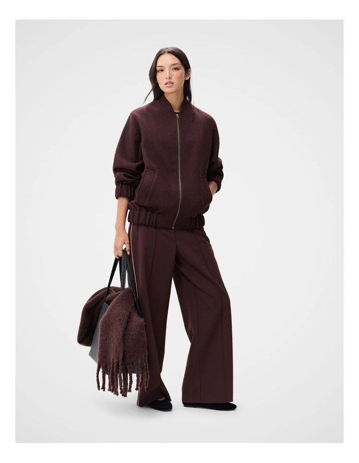 Classic Solid Scarf in Red image 4