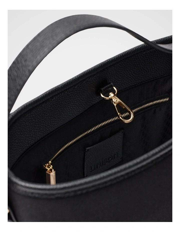 Taylor Canvas Tote Bag in Black image 2