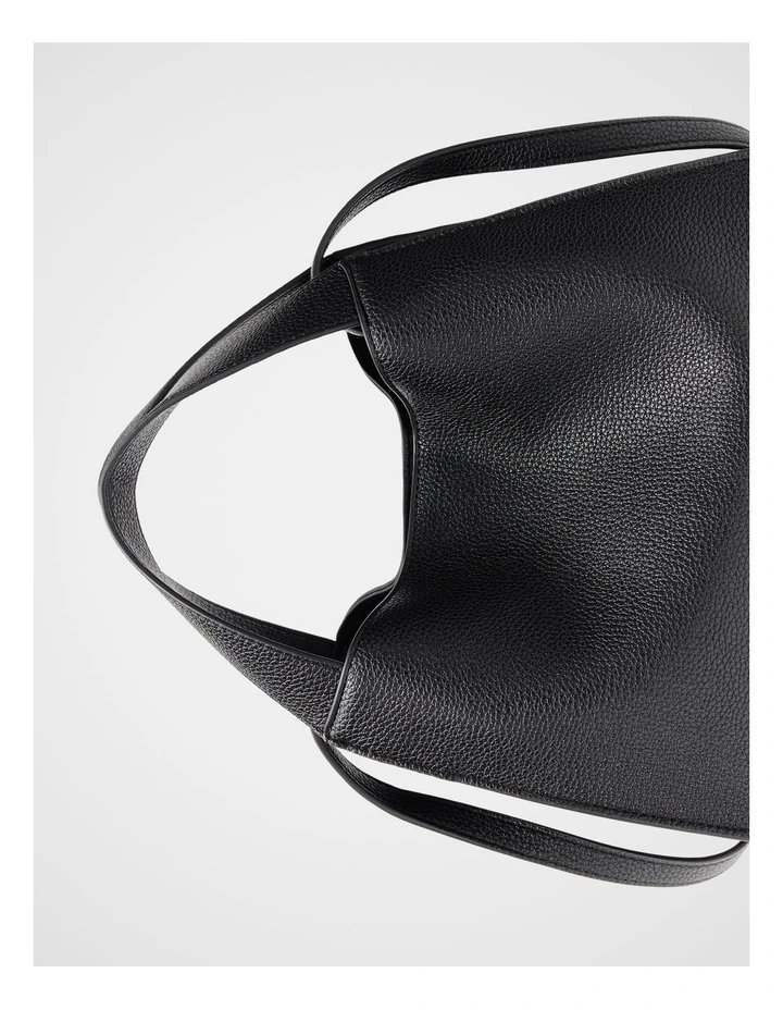 Willow Mini Hobo Bag in Black image 3