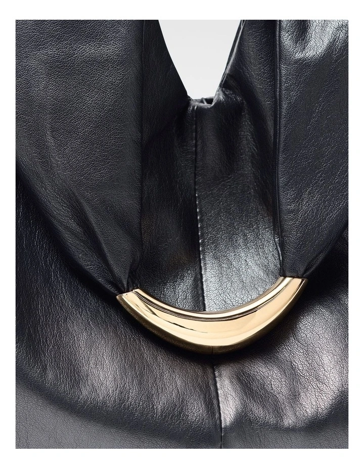 Sophie Hobo Bag in Black image 4