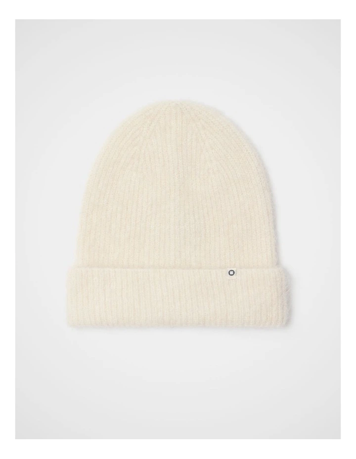 Lofty Luxe Beanie in White image 1