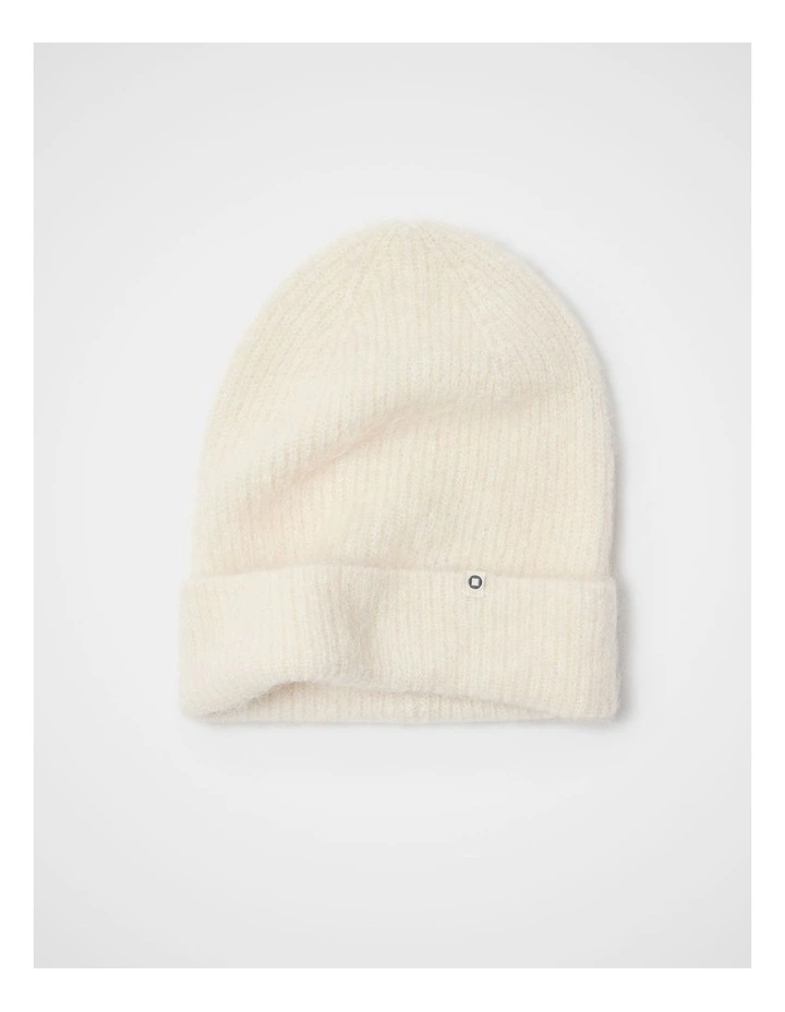 Lofty Luxe Beanie in White image 2
