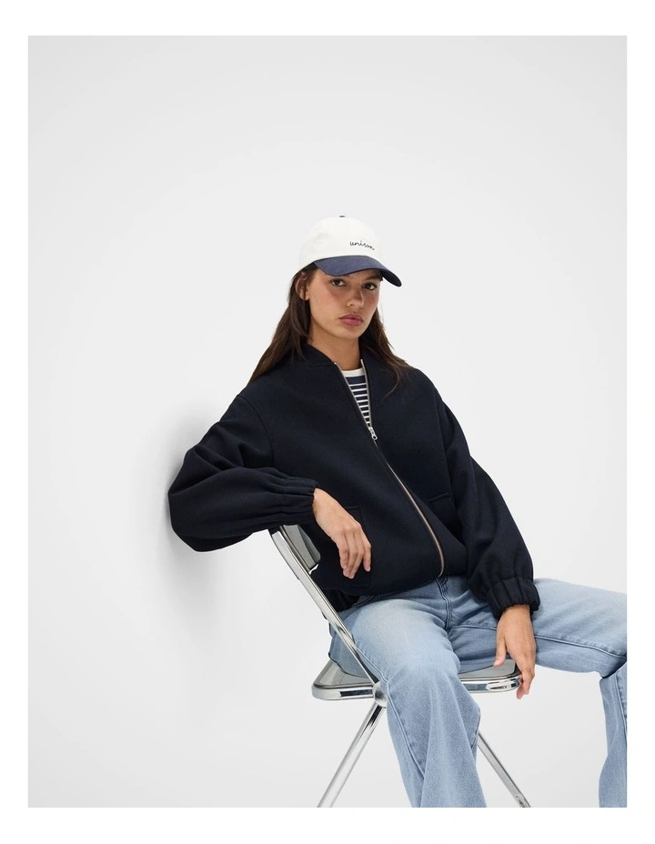 Wool Blend Bomber Jacket image 4