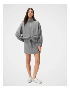 Tailored Zip Front Jacket