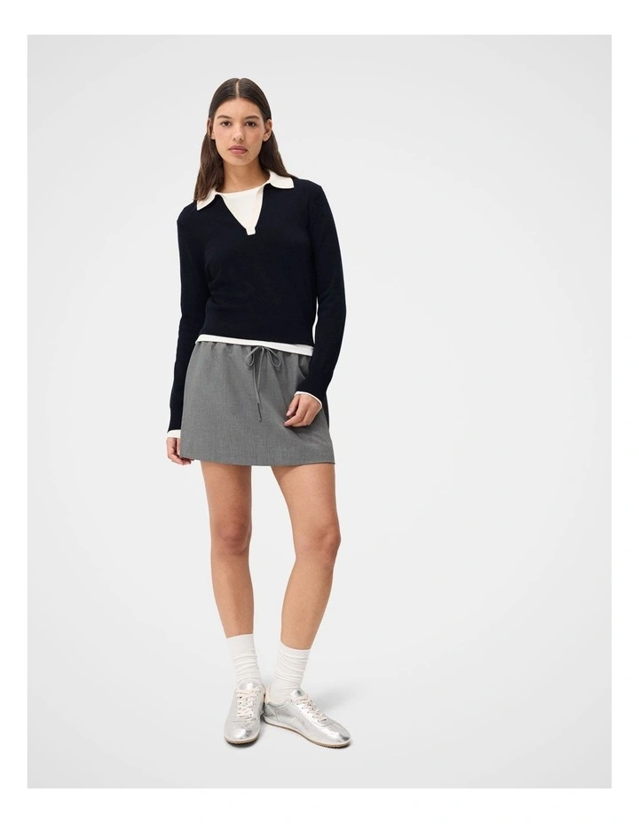 Sporty Collared Wool Knit image 4