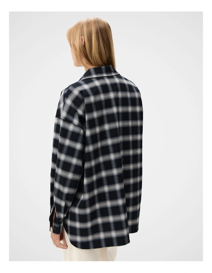 Check Oversized Shirt image 2