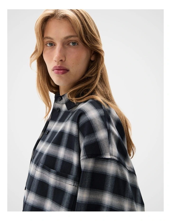 Check Oversized Shirt image 5