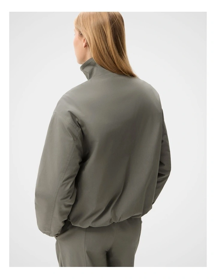 Cotton Blend Bomber Jacket image 2