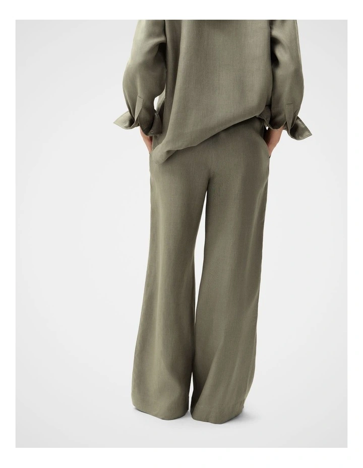 Essential Linen Wide Leg Pant image 2