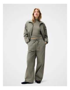 Aus Cotton High Neck Top