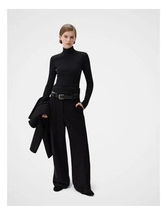 Aus Cotton High Neck Top