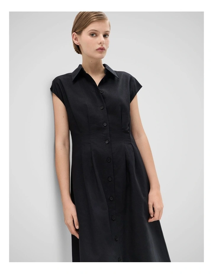 Collared Midi Dress image 3