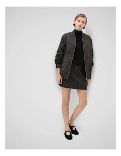 Check Tailored Mini Skirt
