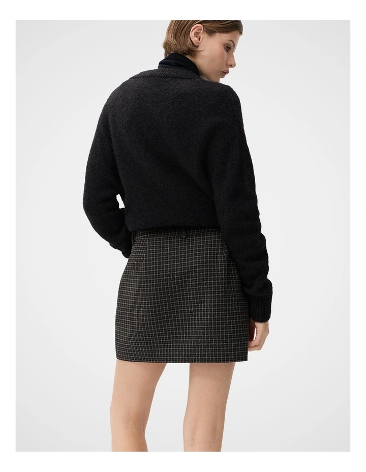 Check Tailored Mini Skirt image 3