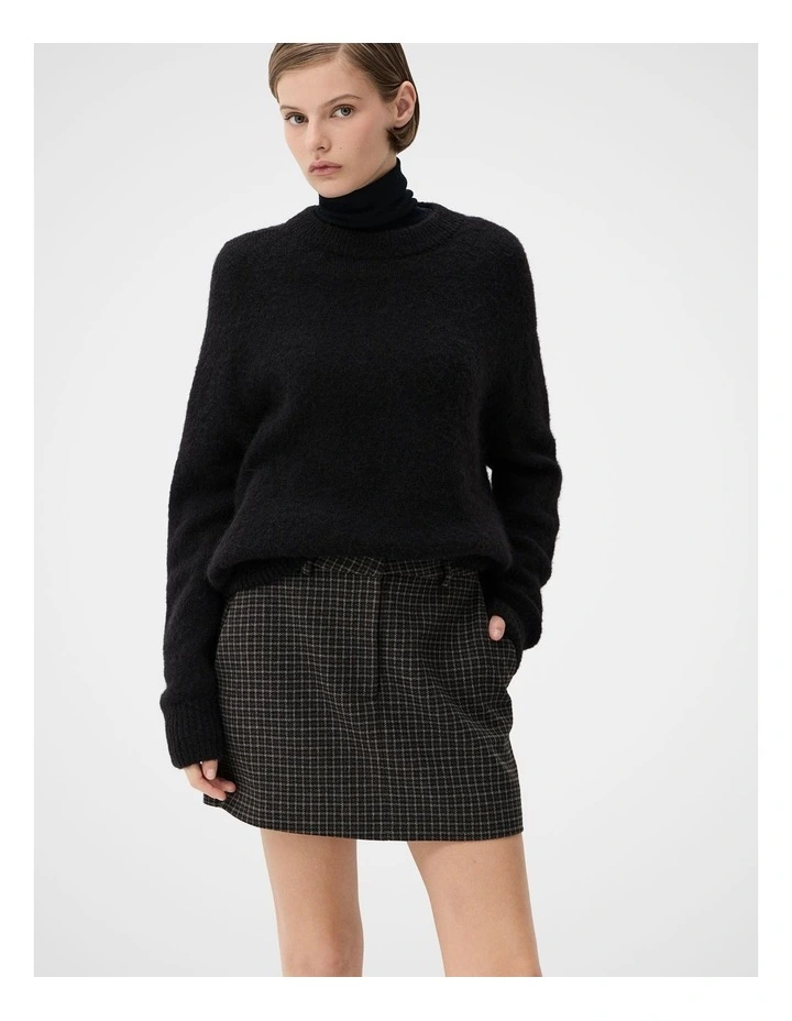 Check Tailored Mini Skirt image 4