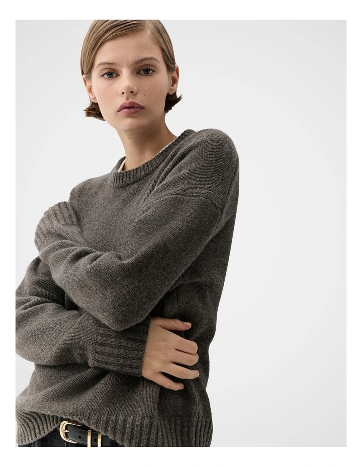 Merino Wool Crew Neck Knit image 4