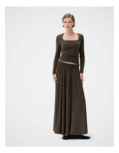 Gathered Full Skirt