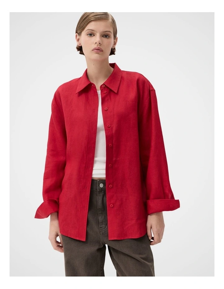 The Classic Oversized Linen Shirt image 3