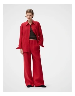 Essential Linen Wide Leg Pant