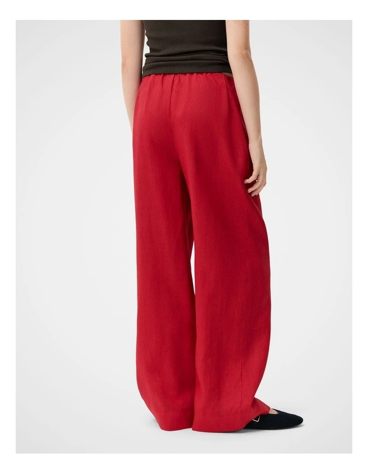 Essential Linen Wide Leg Pant image 2