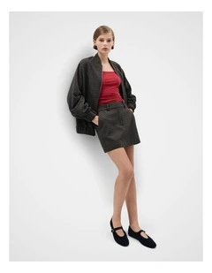 Ruched Detail Long Sleeve Top